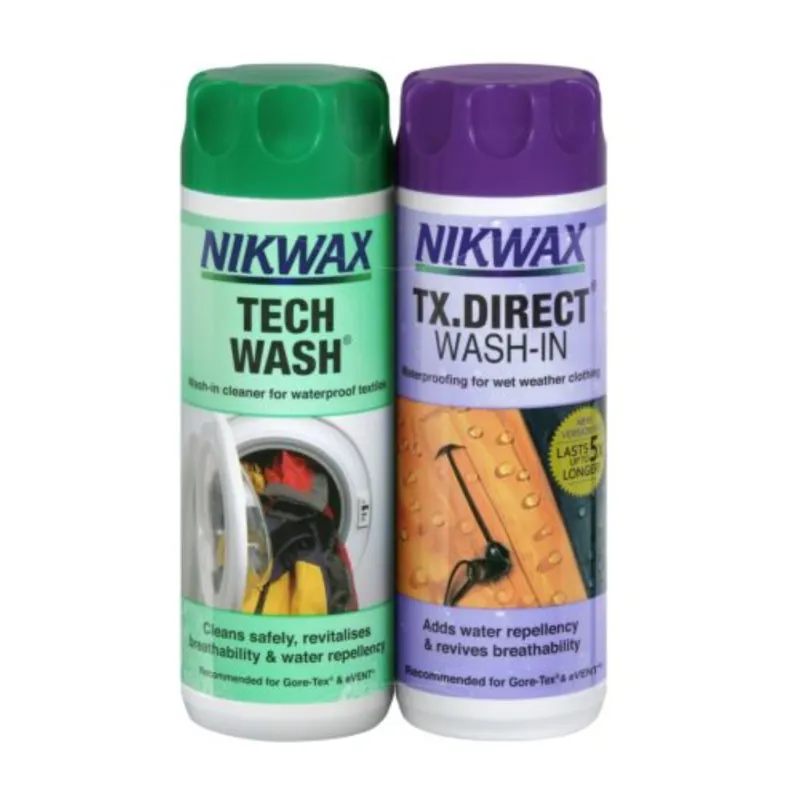 Nikwax Twin Pack - Tech Wash and TX Direct 300ml